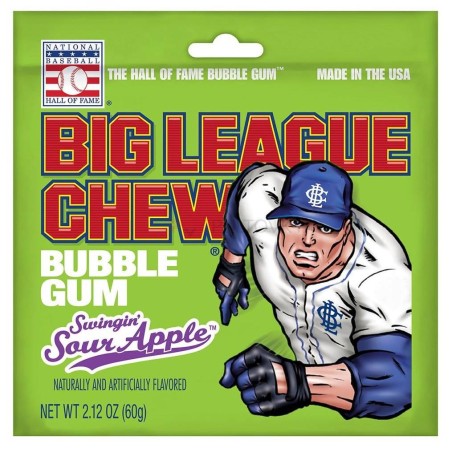 Big League Chew Sour Apple 60g